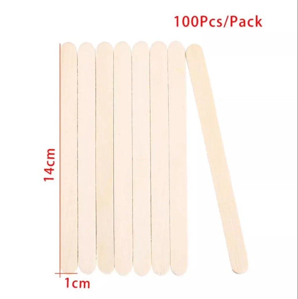 100Pcs Wooden Coffee Stirring StickUtensils for Coffee