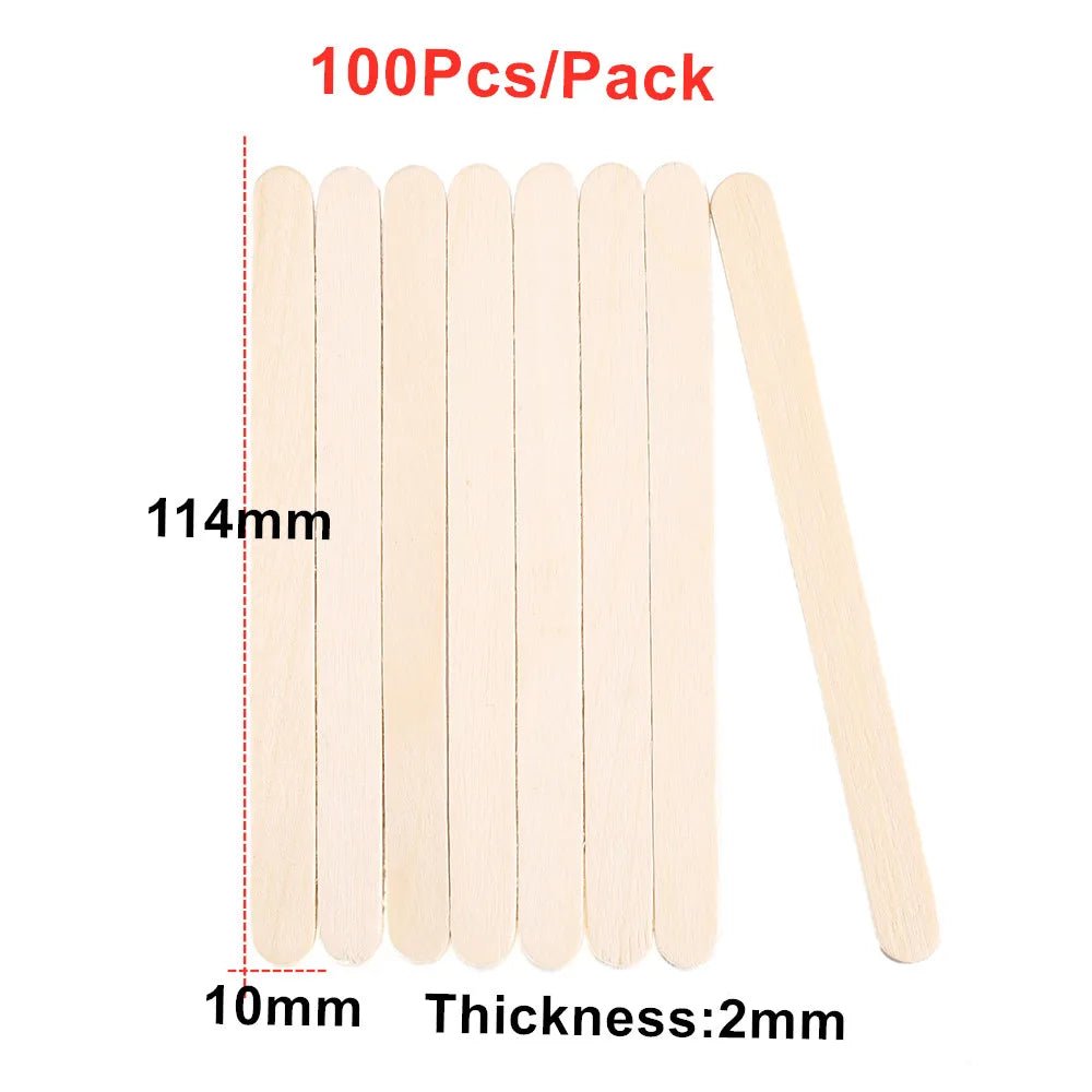 100Pcs Wooden Coffee Stirring StickUtensils for Coffee