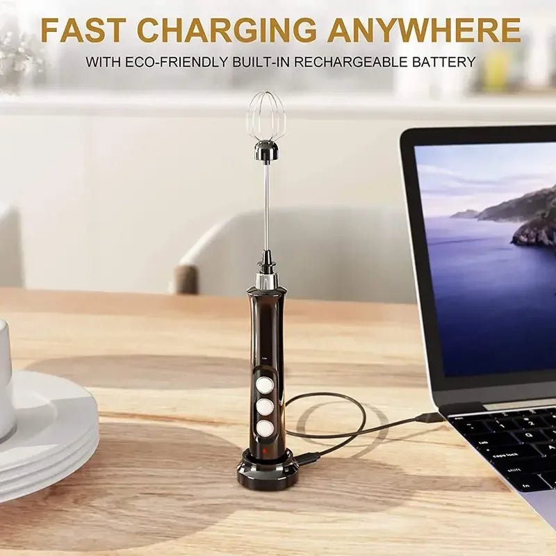 3 - in - 1 Handheld Milk FrotherUtensils for Coffee
