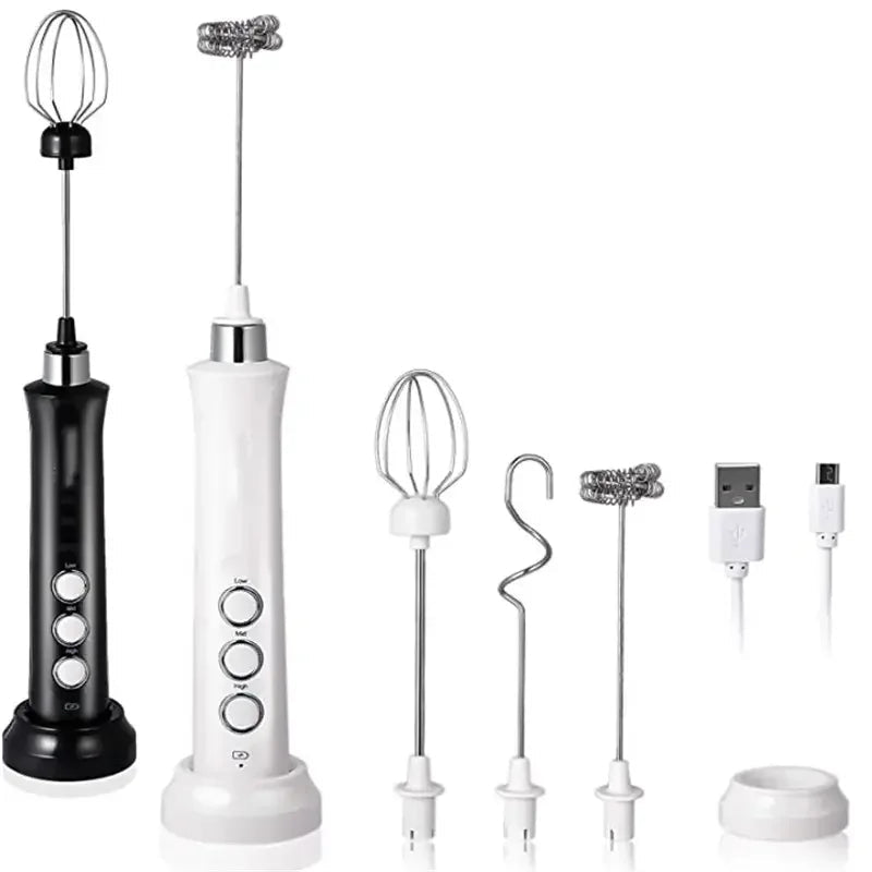 3 - in - 1 Handheld Milk FrotherUtensils for Coffee