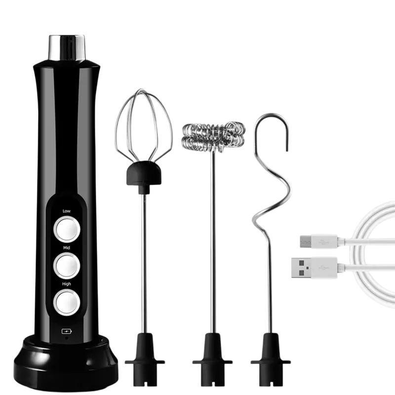 3 - in - 1 Handheld Milk FrotherUtensils for Coffee