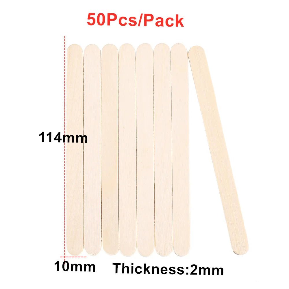 50Pcs Wooden Coffee Stirring StickUtensils for Coffee