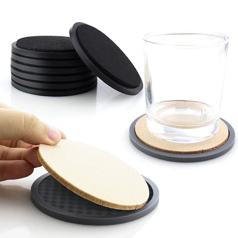 6 - Pack Silicone Coffee CoastersUtensils for Coffee