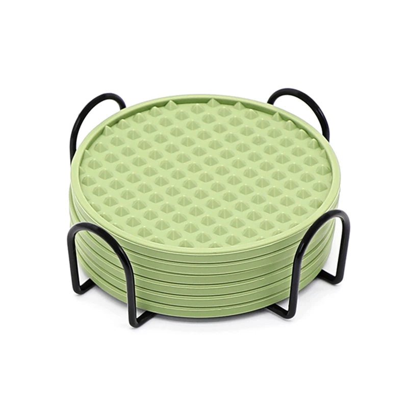 6 - Pack Silicone Coffee CoastersUtensils for Coffee
