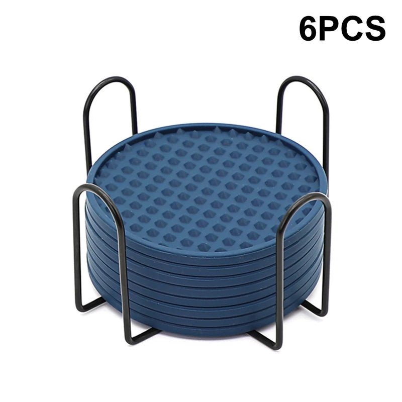 6 - Pack Silicone Coffee CoastersUtensils for Coffee