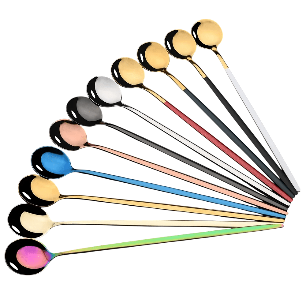 6 - Pack Stainless Steel Barista Spoon (8 Colors)Utensils for Coffee