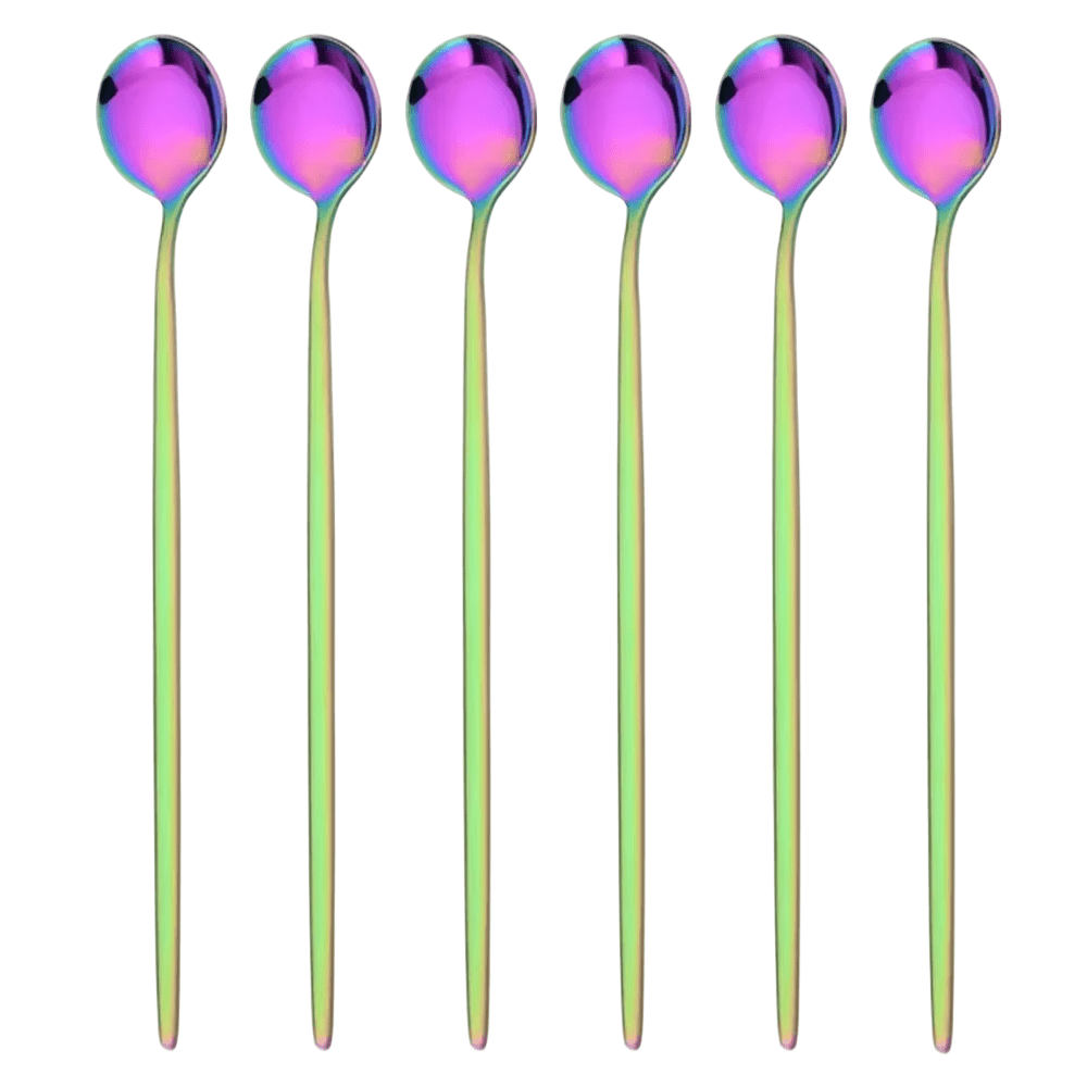 6 - Pack Stainless Steel Barista Spoon (8 Colors)Utensils for Coffee