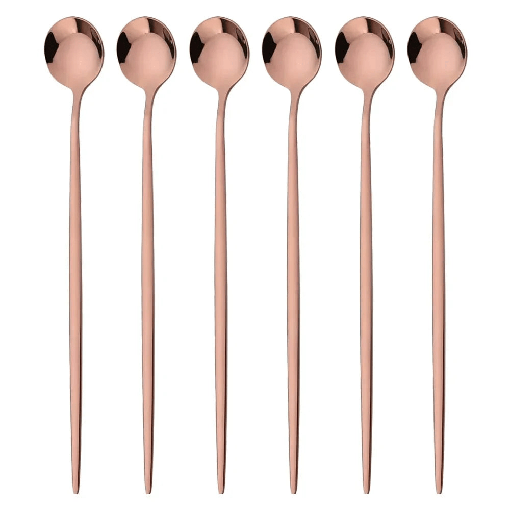 6 - Pack Stainless Steel Barista Spoon (8 Colors)Utensils for Coffee