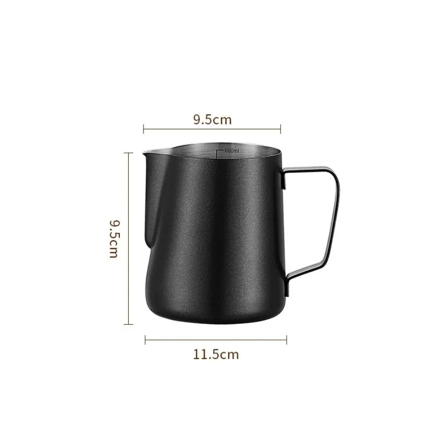 600ml Stainless Steel Milk Frothing Pitcher (5 Colors)Utensils for Coffee