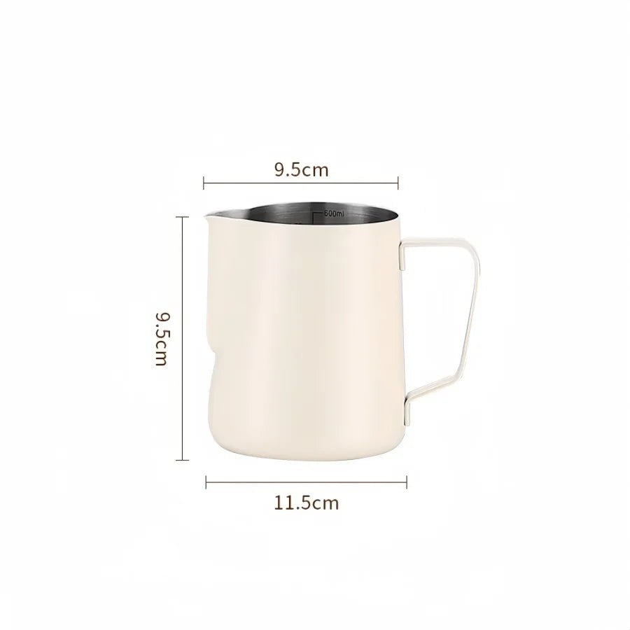 600ml Stainless Steel Milk Frothing Pitcher (5 Colors)Utensils for Coffee
