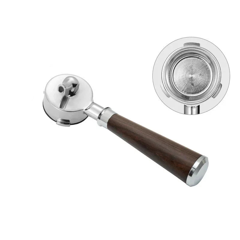 Ebony - 58mm Single Spout Coffee Portafilter with 3 Ears