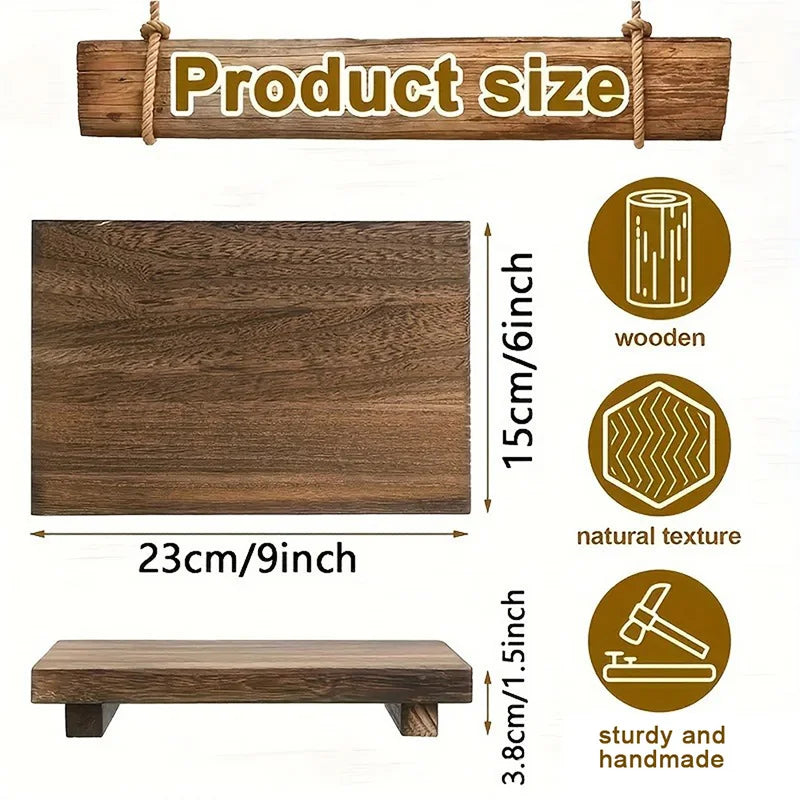 Oak Wooden Coffee Tray
