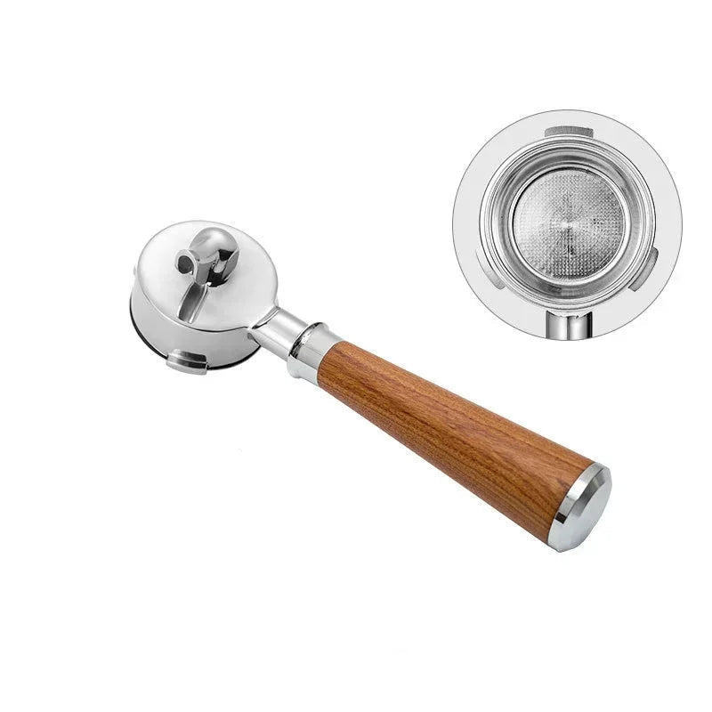 Oak - 58mm Single Spout Coffee Portafilter with 3 Ears