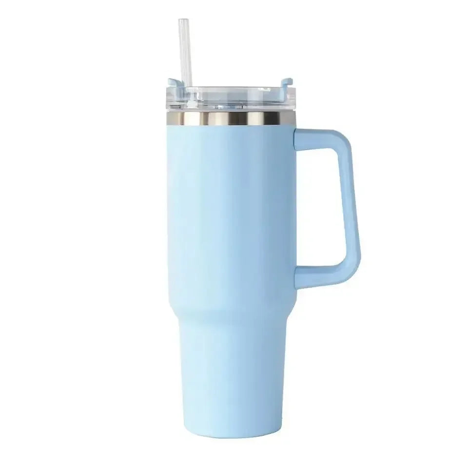 Light BlueThermal Coffee Tumbler with Handle