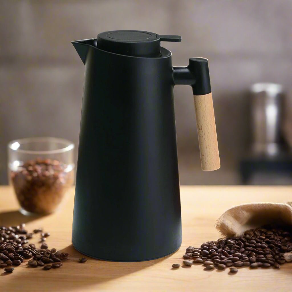 Black Vintage Thermal Coffee Carafe (1L)Utensils for Coffee