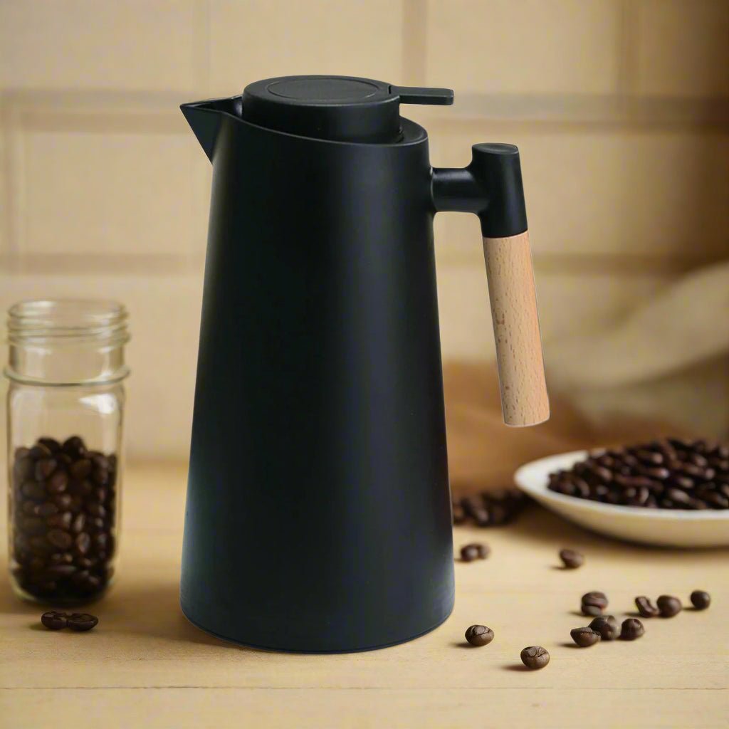 Black Vintage Thermal Coffee Carafe (1L)Utensils for Coffee