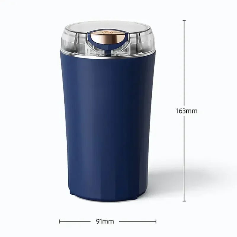 Compact Blue Electric Blade Coffee GrinderUtensils for Coffee