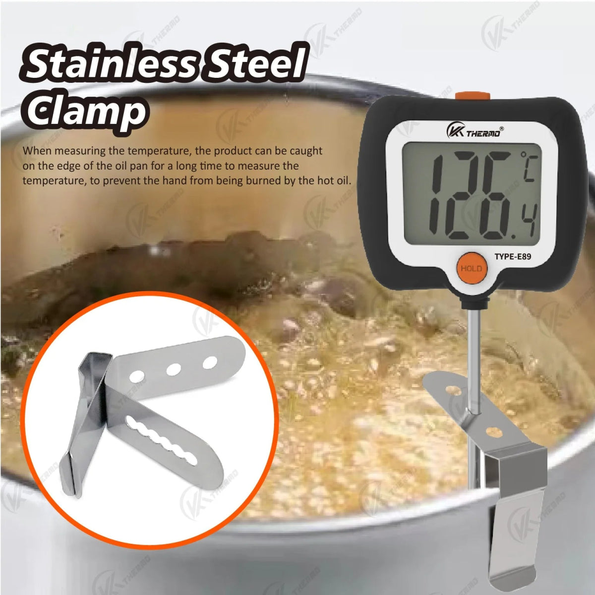 Digital Coffee Thermometer with Wide Temperature Range (3 Colors)Utensils for Coffee