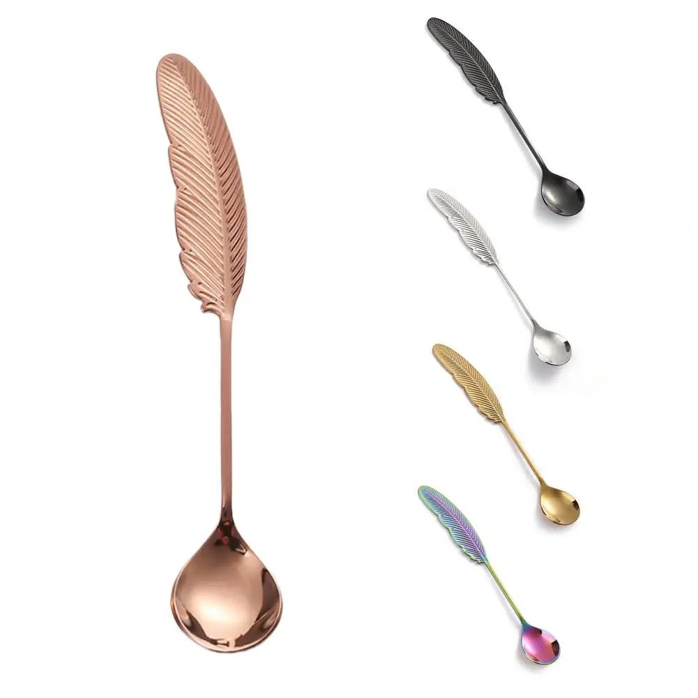 Feather - Shaped Coffee SpoonUtensils for Coffee