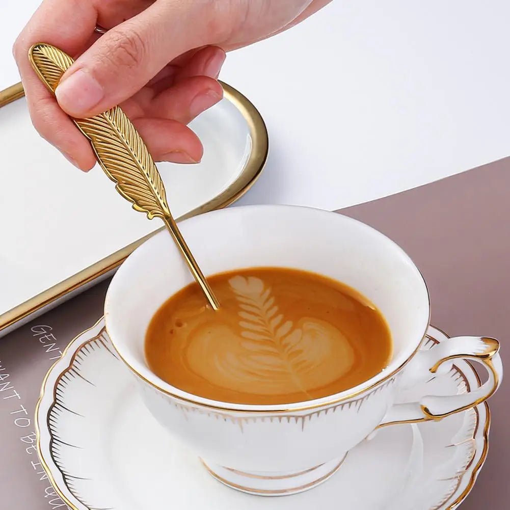 Feather - Shaped Coffee SpoonUtensils for Coffee