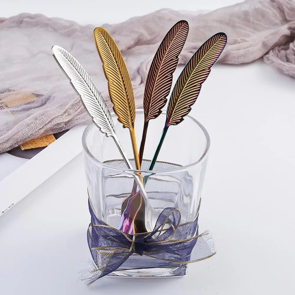 Feather - Shaped Coffee SpoonUtensils for Coffee
