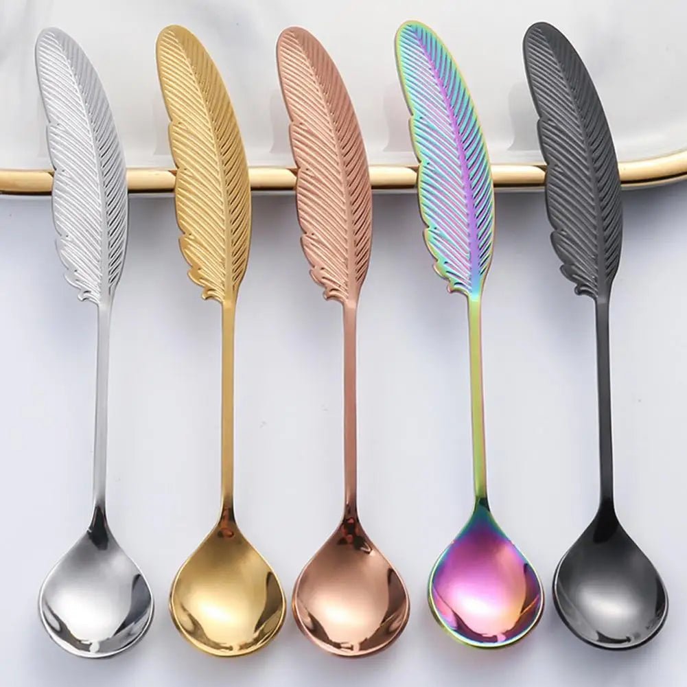 Feather - Shaped Coffee SpoonUtensils for Coffee