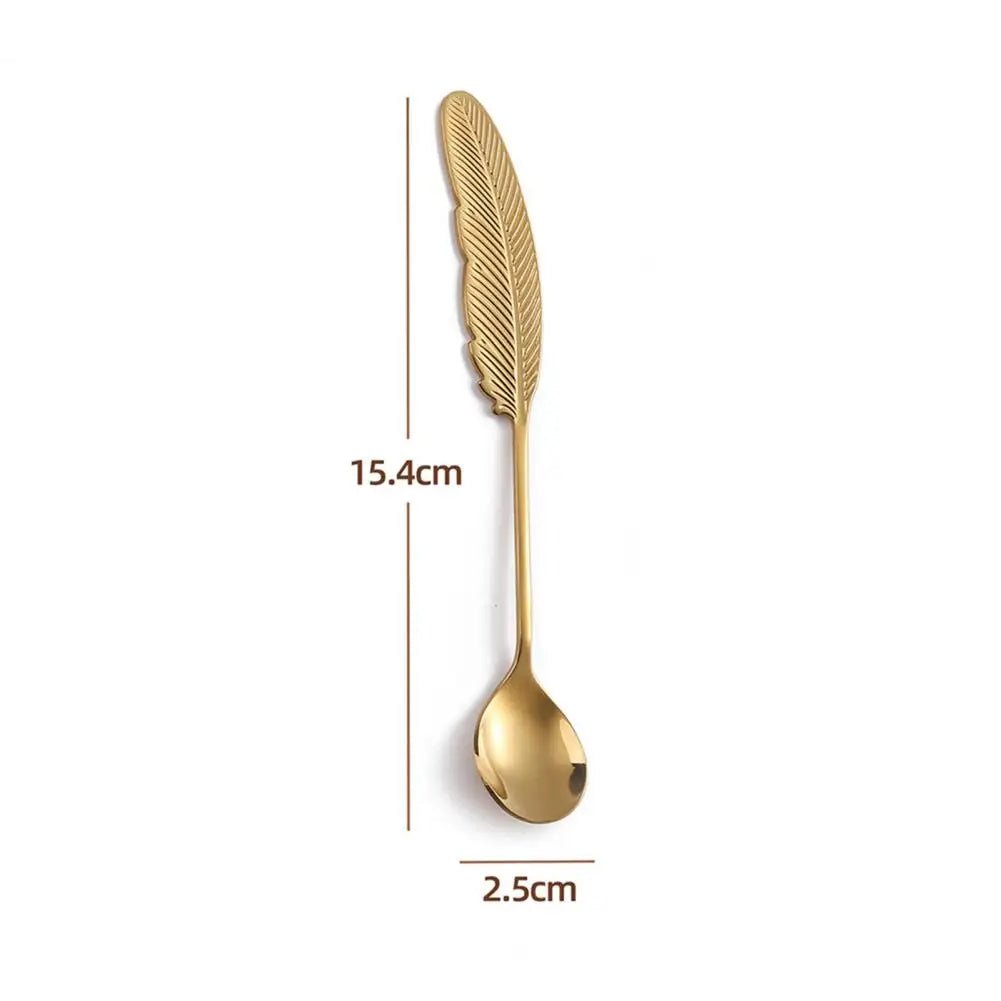 Feather - Shaped Coffee SpoonUtensils for Coffee