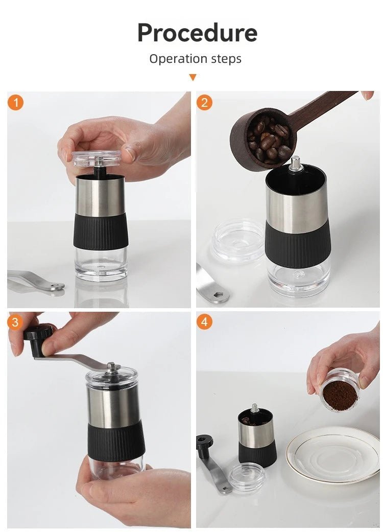 Mini Manual Stainless Steel Coffee GrinderUtensils for Coffee