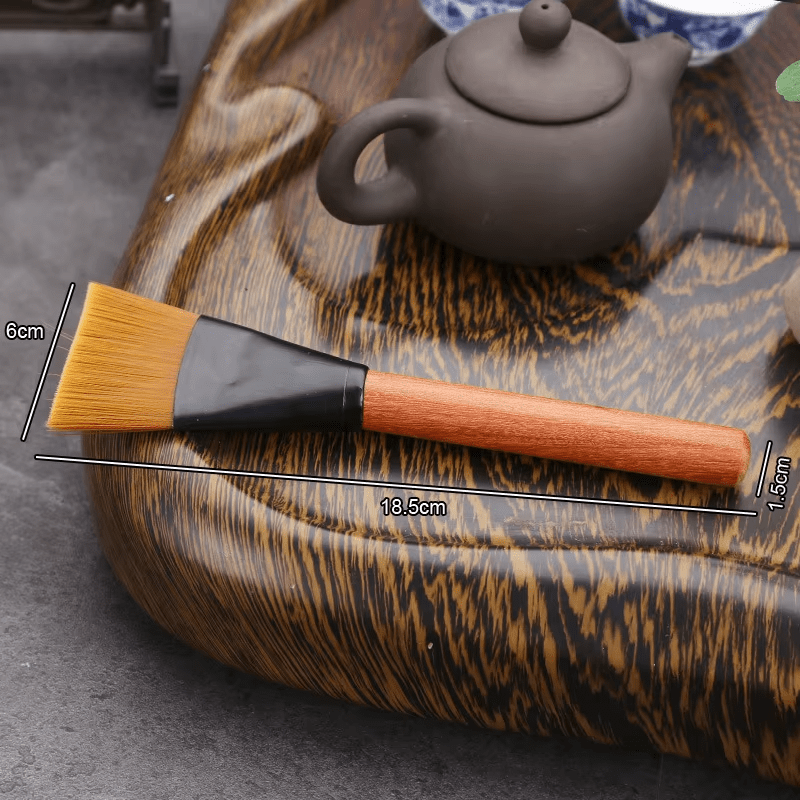 Premium Rosewood Flat Barista BrushUtensils for Coffee