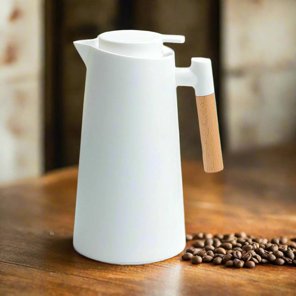 White Vintage Thermal Coffee Carafe (1L)Utensils for Coffee