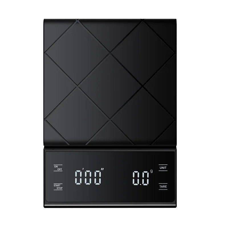 0 - 3Kg Black Digital Coffee Scale with Timer Function and LED DisplayUtensils for Coffee