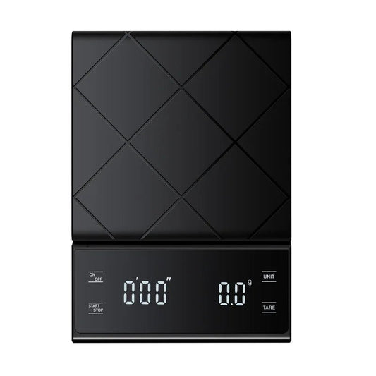 0 - 3Kg Black Digital Coffee Scale with Timer Function and LED DisplayUtensils for Coffee