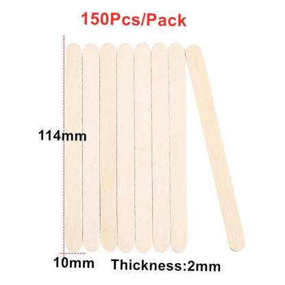 150Pcs Wooden Coffee Stirring StickUtensils for Coffee