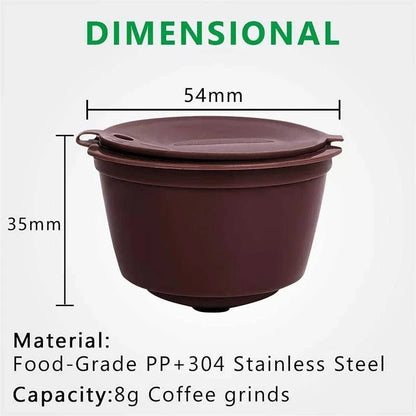 3 Reusable Coffee Capsules for DG MachinesUtensils for Coffee