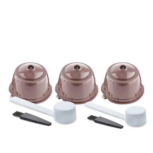 3 Reusable Coffee Capsules Kit for DG MachinesUtensils for Coffee
