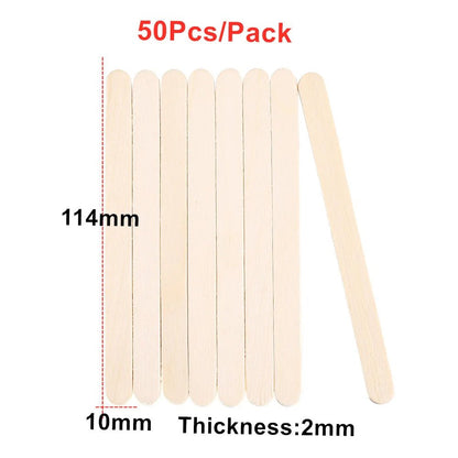 50Pcs Wooden Coffee Stirring StickUtensils for Coffee