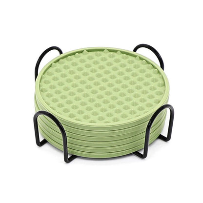 6 - Pack Silicone Coffee CoastersUtensils for Coffee