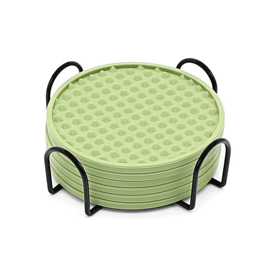 6 - Pack Silicone Coffee CoastersUtensils for Coffee