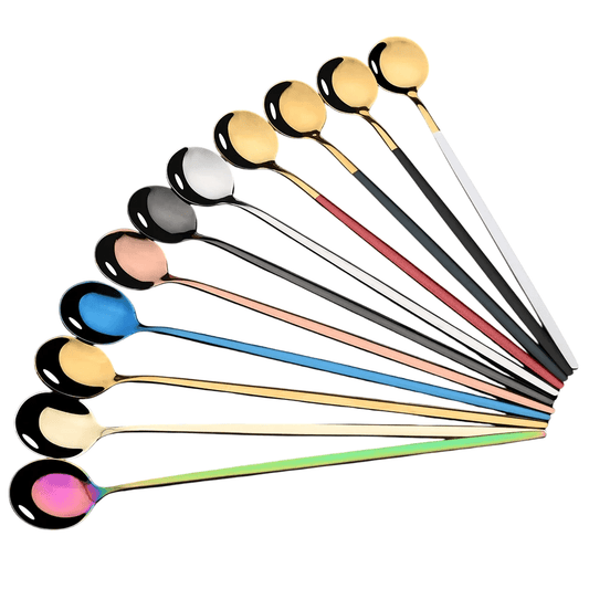 6 - Pack Stainless Steel Barista Spoon (8 Colors)Utensils for Coffee