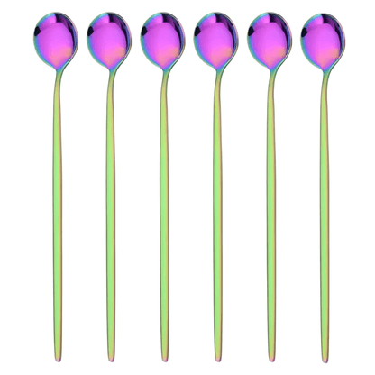 6 - Pack Stainless Steel Barista Spoon (8 Colors)Utensils for Coffee