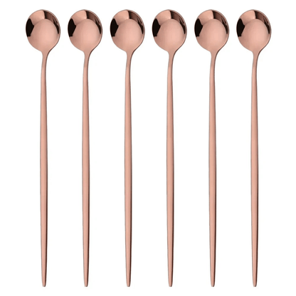 6 - Pack Stainless Steel Barista Spoon (8 Colors)Utensils for Coffee