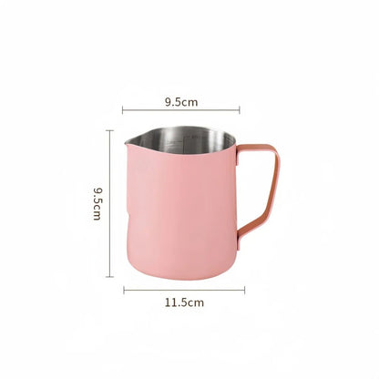 600ml Stainless Steel Milk Frothing Pitcher (5 Colors)Utensils for Coffee