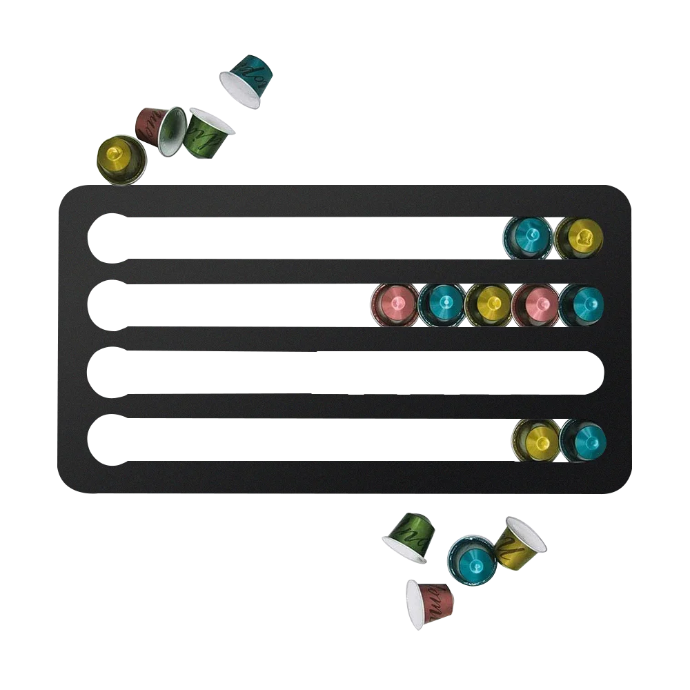 Black Metal Stand for Nespresso Coffee Capsules (2 Sizes)