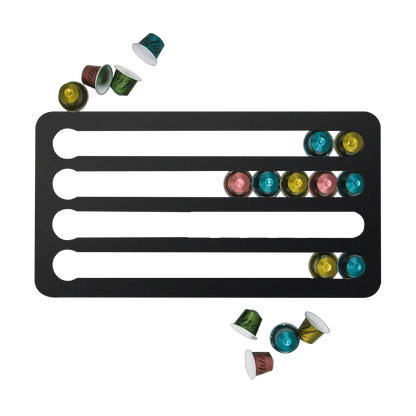 Black Metal Stand for Nespresso Coffee Capsules (2 Sizes)