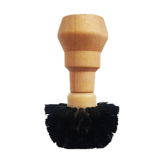 Nylon Barista Cleaning Brush with Wooden Handle