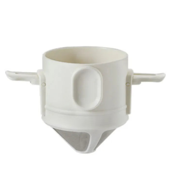 White Portable Coffee Filter