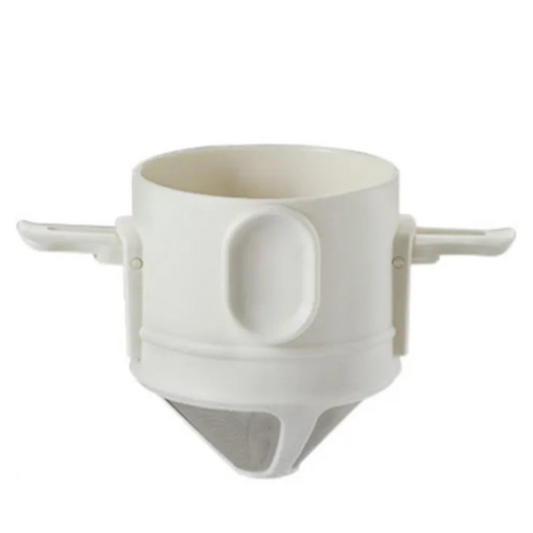 White Portable Coffee Filter