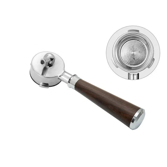 Ebony - 58mm Single Spout Coffee Portafilter with 3 Ears