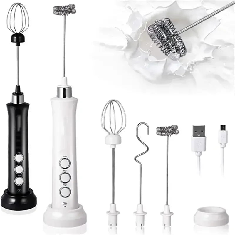 VersaWhisk 3-in-1 Handheld Milk Frother & Egg Whisk