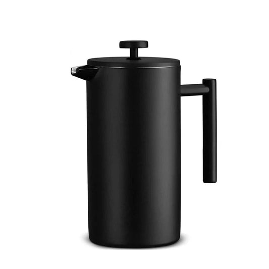 Black French Press Coffee Maker Stainless Steel (3 Sizes)